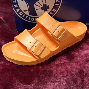 Birkenstock papaya orange Women's Sandals